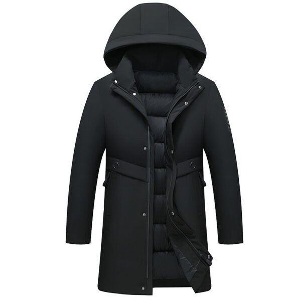 Dad Warm Down Cotton Jacket Mid-length - Image 5