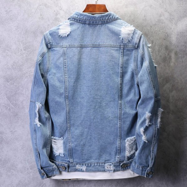 Casual ripped denim jacket - Image 5