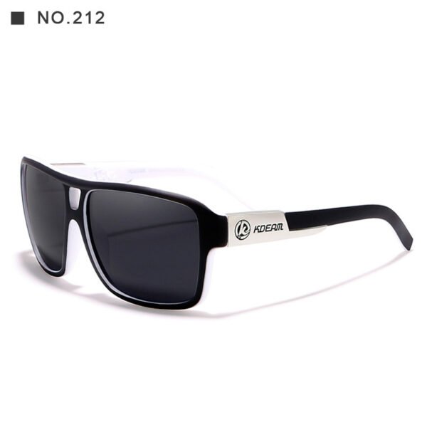 Square Sports Polarized Sunglasses European And American Colorful Big Frame Cycling Glasses - Image 6