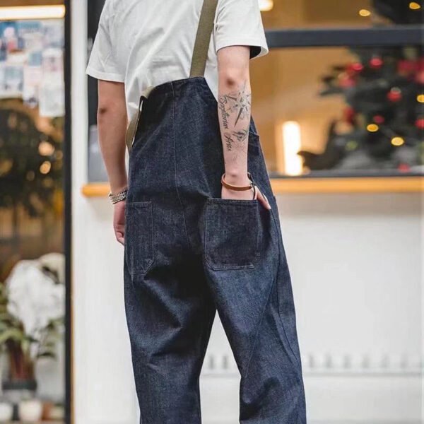 Vintage American Navy Deck Overalls For Men - Image 4