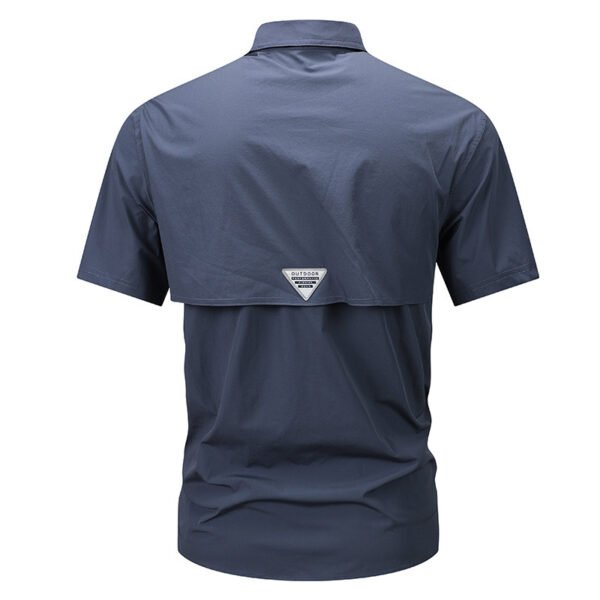 Summer Outdoor Leisure Multi-pocket Workwear Short Sleeve - Image 5