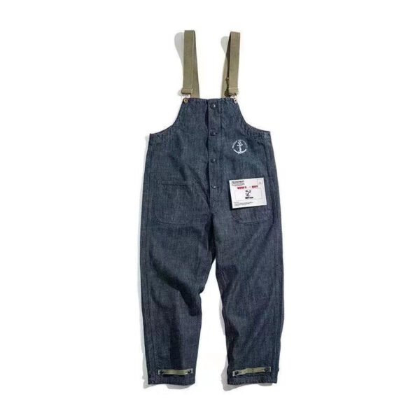 Vintage American Navy Deck Overalls For Men - Image 3