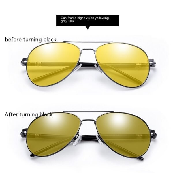 209 Polarized Sunglasses Color Changing Day And Night Dual-purpose Sunglasses Aviator Sunglasses Glasses For Driving - Image 8