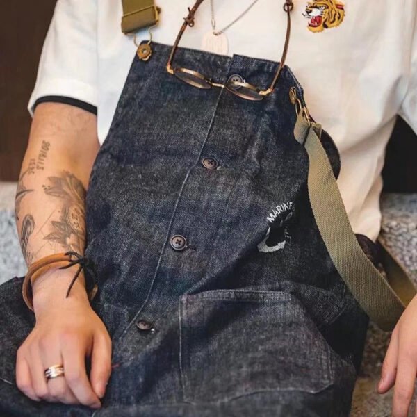 Vintage American Navy Deck Overalls For Men - Image 5