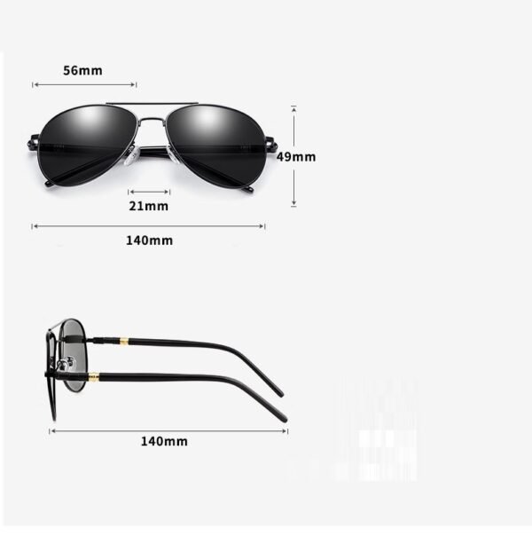 209 Polarized Sunglasses Color Changing Day And Night Dual-purpose Sunglasses Aviator Sunglasses Glasses For Driving - Image 6