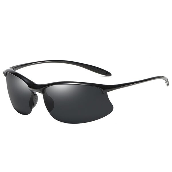 Fashion Semi-rimless Sports Driving Polarized Light Sun Glasses - Image 5