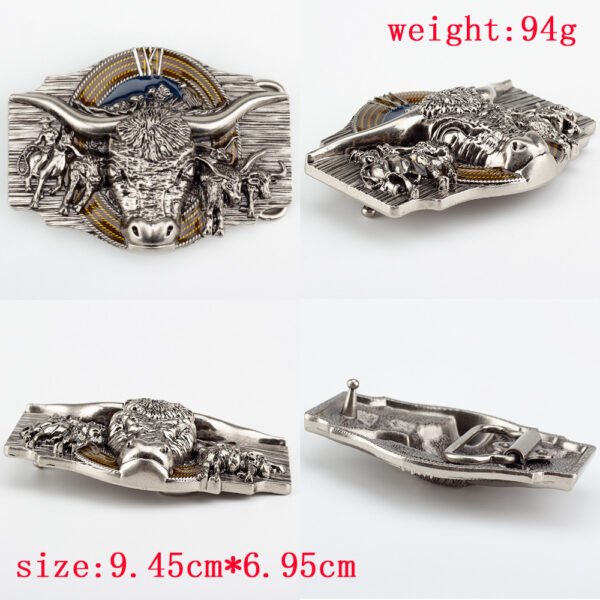 Fashion Personality Cow Head Belt Buckle - Image 6