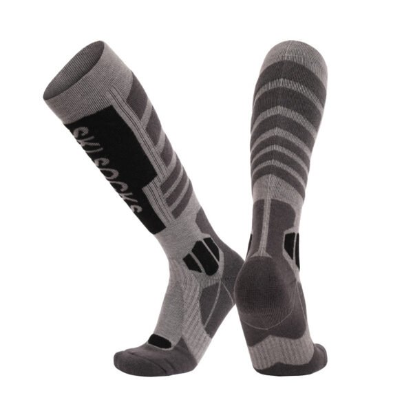 Merino Wool Ski Socks Thick Towel Bottom - Image 5