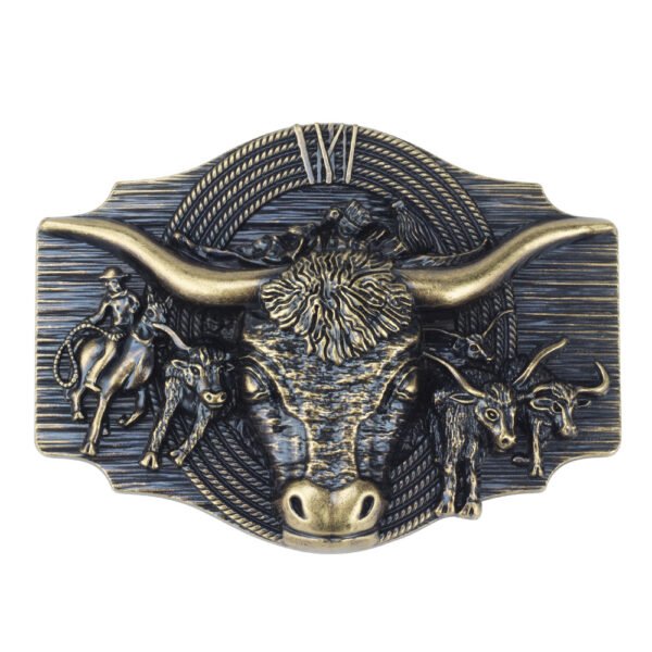 Fashion Personality Cow Head Belt Buckle - Image 7