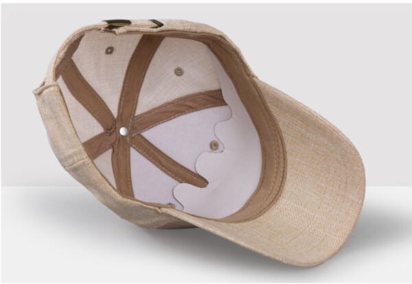 Men's Sunhat Baseball Breathable Hemp Peaked Cap - Image 9