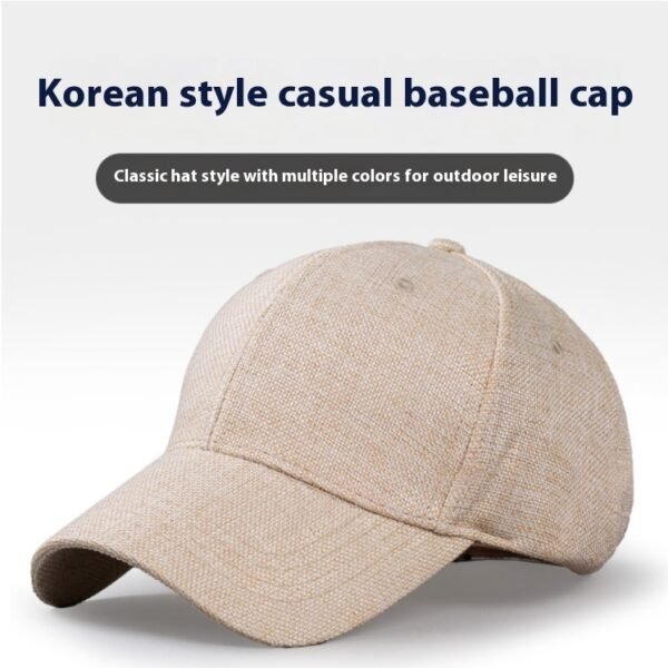 Men's Sunhat Baseball Breathable Hemp Peaked Cap